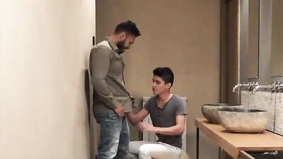 Fun with Daddy in the Bathroom