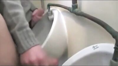 2 Boys in a Public Toilet