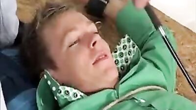 Horny Boy Tied Up in Hardcore Gay Porn