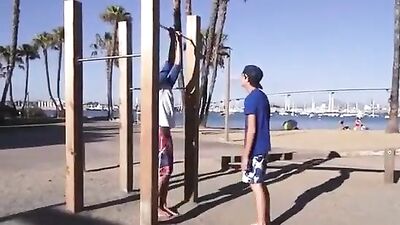 Malibu Cumshots Fun: Two Boys Make Love!