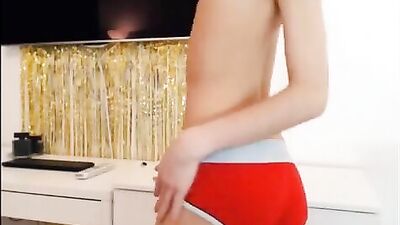 Mike's Gab wank & cum using cam 1645