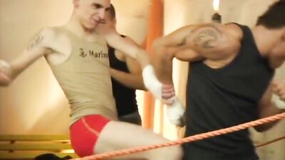 Mikes Boxing Group Fuck Bareback Oral Cum Shots