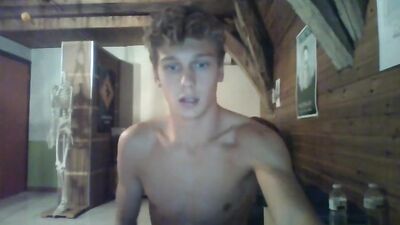 Hot Danish Lad Jerking on Cam