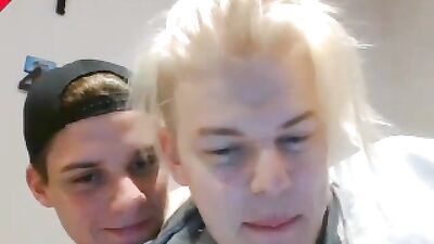 Young and Blonde Boys Cum Shots - Explosive Amateur Gay Porn!