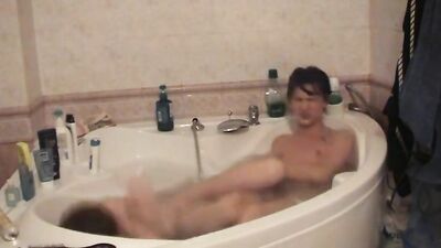 Bathtub Fun: Wild Gay Bath Bromance & Oral Sex Romp!
