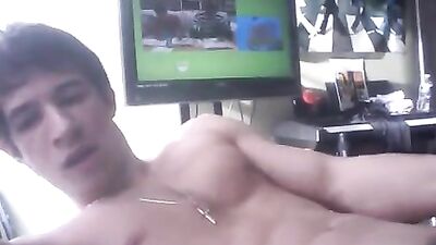 She Licks His Big Cock While Playing on Skype with Her Boyfriend!!