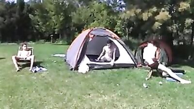 Boredom is never an option when theres hot men around! Campfire Stories