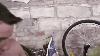 Mikes Bikers Oil Up for BB Action 1851: A Gay Porn Orgy with Cum Shots and Bareback Banging