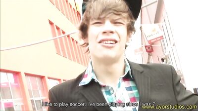 Two Hot Twinks Get Down & Dirty - Gay Menage a Trois Romp in the Shower!