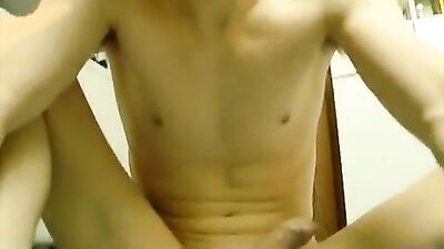 Gay Blond Boy Bathroom Cam Solo Cumshot