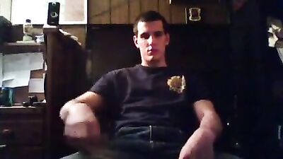 Hot Hung Fireman Solo 2 in The Fire Station - A Cumshot Bonanza