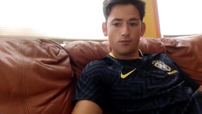Soccer Boy Shoots and Eats It - Gay Cum Shots Solo