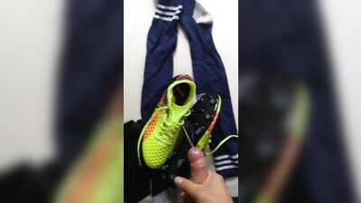 Soccer Lust! Cumming Over Cleats & Jerseys