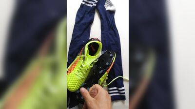 Soccer Lust! Cumming Over Cleats & Jerseys