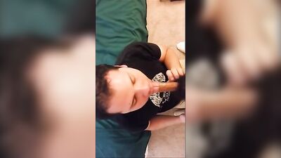 Getting his nephew's load (short version)