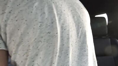 Evan Parker and Tyler Hills Steamy Bareback Ride in the Car