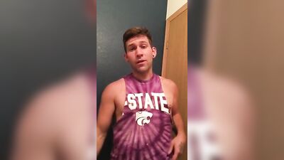 Stevens Hidd*en Cam Cock Worship - Big Cock Amateur Cum Shot