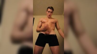 Athletic Cum - Explosive Anal Action with Two Hotties!