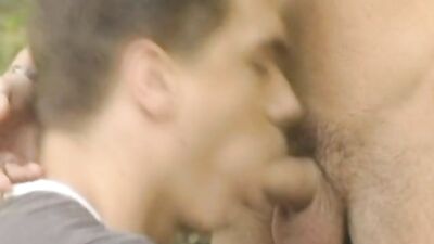 Outside First Time: Hardcore Gangbang with Muscular Guys