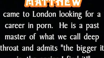 British Blonde Boy Naked Interviews for Gay Porn Cumshot!