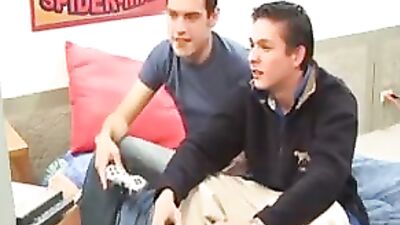 Two Friends Playing: Uncut Gay Sex Action Video