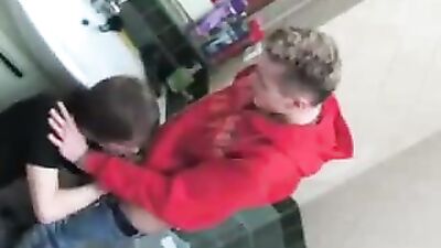 Fuck In The Bathroom: Twinks Wild Bareback Adventure