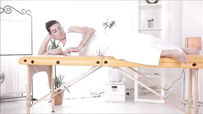 2 Boys In Massage - Action Ass Play Bareback: Cum Shots #4!.