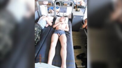 Charming Russian Soldiers: An Amateur Anal Play