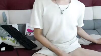 Blond Twinks Cum-Shot Web-Cam Adventure - Gay Solo Cam Show!