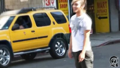 Skater Ian Crash (and his 'little' boy)