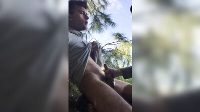 Public suck and wank