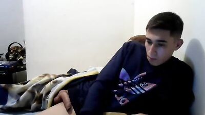 Young Boys Solo Playtime in His Bedroom: Cumshot Handjob Tagged Gay Porn