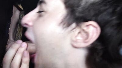 Hot Aussie Boy Billy Gets Serviced At The Glory Hole!