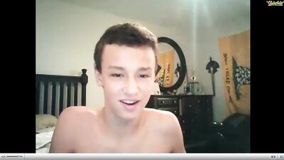 Sexy Cute Boy On Webcam (Handjob, Solo)