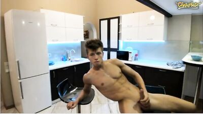 Michaels Hot Cum: Gay Porn Solo Cam Show