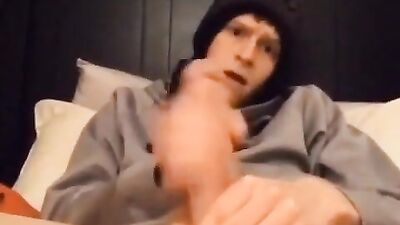 Wanker Teen Alone At Home