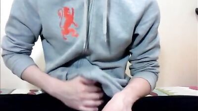 Twink Guy Jerks Off At Home - A Private Cumshot Experience