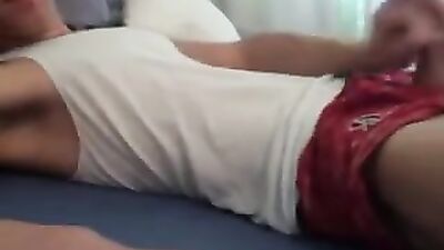 Morning Stroke - HugeDickedBoys.com: A Gay Porn Video About Two Strong and Muscular Men Loving Each Other in the Bedroom!