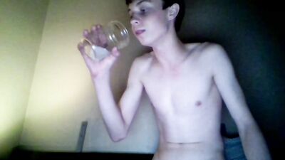 Horny Older Man Drinks His Thick Cum with Other Gay Porn Stars