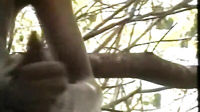 Thai young boy masturbating in the woods