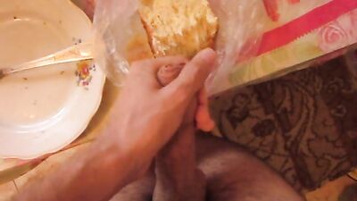 Cum on bread eat sperm