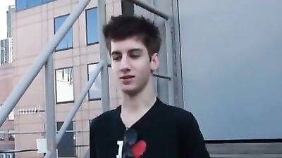 **Sexy Skinny Boy Meets Huge Tool: A Gay Porn Video**