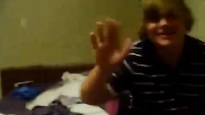 GayAss.com - Blond Ginger Show Off His Big Fat Gay Brother Ass