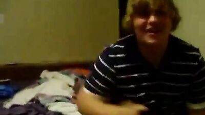 GayAss.com - Blond Ginger Show Off His Big Fat Gay Brother Ass