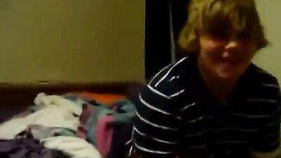 GayAss.com - Blond Ginger Show Off His Big Fat Gay Brother Ass