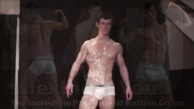 Nathan Oil Flexing: Hardcore Gay Porn Action with Muscular Guys and Steamy Scenes!