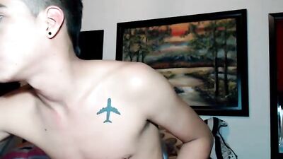 Handsomecute Latino lad with new tat.