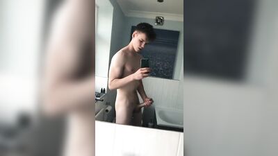 Hung in the mirror