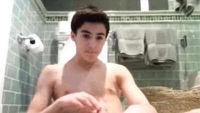 Bathroom Rubdown: Steamy Encounter with Gay Porn Stars!