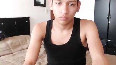 (BoysLatinoAmateurSoloCouple) - Two sexy Latino boys explore their sexuality in a solo session that leads to an explosive couples encounter!